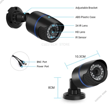 SONY-IMX323 2.0 mp, Toate PLINE de camere CCTV AHD HD 720P/960P/1080P digital rezistent la apa ip66 de Securitate în aer liber Supraveghere Baby monitor