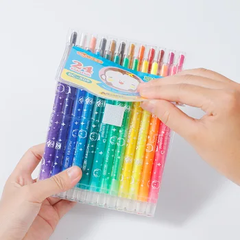 Pictura cu Creioane Moi Uscat Pastelate 12/24/36 Culori/Set Artă Set de Desen Cretă de Culoare Creion Perie de Papetărie pentru Studenți