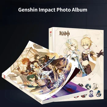 Genshin Impact carte de benzi desenate carte cu poze anime periferice joc manga cărți introducerea de caractere carte de artă